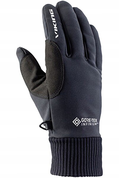 Viking Mănuși de iarnă softshell Nortes negre 9_L