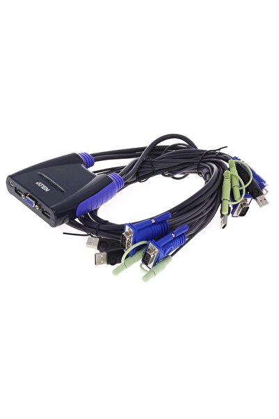 NO BRAND Comutator VGA USB 4 intrări 1 ieșire