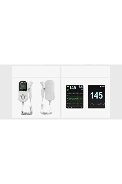 NO BRAND Detector medical de ritm cardiac fetal Monitor pentru bebeluși JUMPE...