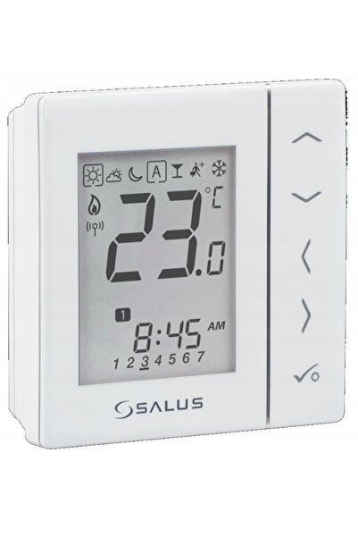 NO BRAND Regulator de temperatură Salus VS30W 230V alb încastrat săptămânal