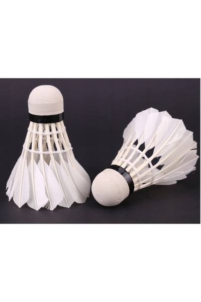 ZOLTA Set de 4 fluturași luminoși cu LED pentru badminton, tip „pene”, set Ba...