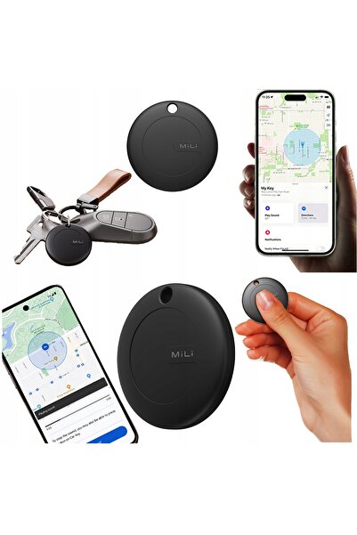 MiLi MiTag DUO Android iOS Localizator GPS pentru rucsac, chei, bagaje, câine