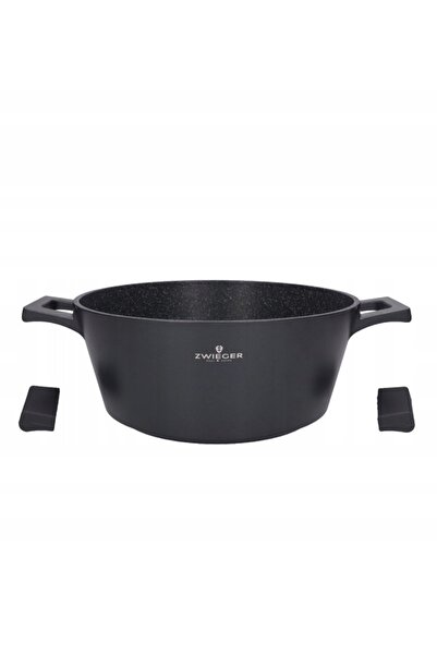 ZWIEGER Set de vase de gătit BLACK STONE 20, 24, 28 cm + 2 tigăi + 2 capace