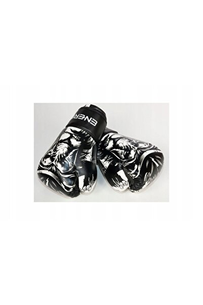 NO BRAND Mănuși de box ENERO Tiger (mărimea 10oz) Negru/Alb