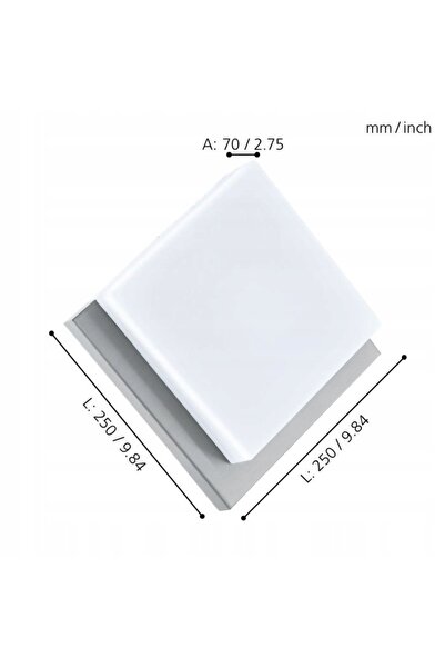 Eglo Lampă LED de exterior pentru tavan/perete 8,2W INFESTO 1 94877
