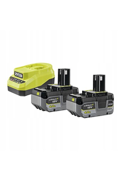 Ryobi KIT 2x ACUMULATOR 4AH 18V RB1840X ONE+ ÎNCĂRCĂTOR 2A RC18120A-240X