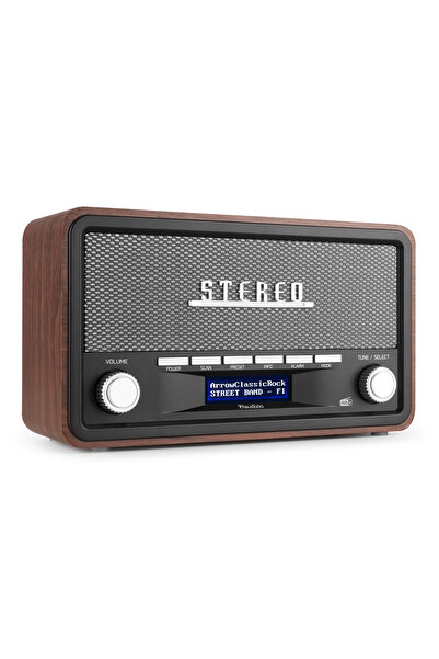 Audizio Radio stereo portabil cu ceas cu alarmă DAB+ FM- 50W