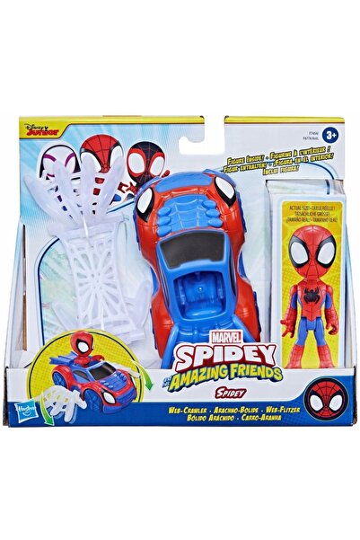 Hasbro SPIDEY și PRIetenii Super-eri Vehiculul lui SPIDEY Târâtor cu plasă cu...
