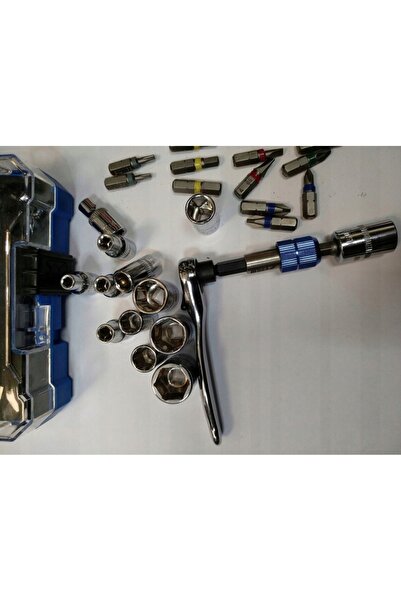 dedra Set de biți de șurubelniță și chei tubulare 18A11S030 30 piese