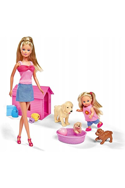 NO BRAND LALKA STEFFI EVI LOVE păpușă Steffi și Evi cu animale 573-2153