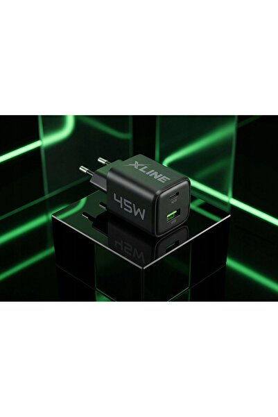 NO BRAND XLINE WCG452K 45W GAN Încărcător Negru