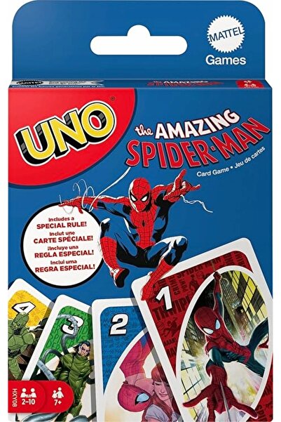 NO BRAND UNO SPIDER-MAN MARVEL JOC DE CĂRȚI PENTRU COPII ȘI ADULȚI FAMILIE