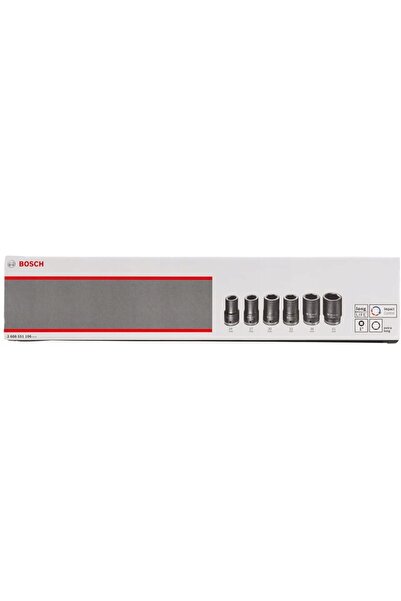 Bosch Set de 6 capete tubulare pentru cheie de impact 1 90mm