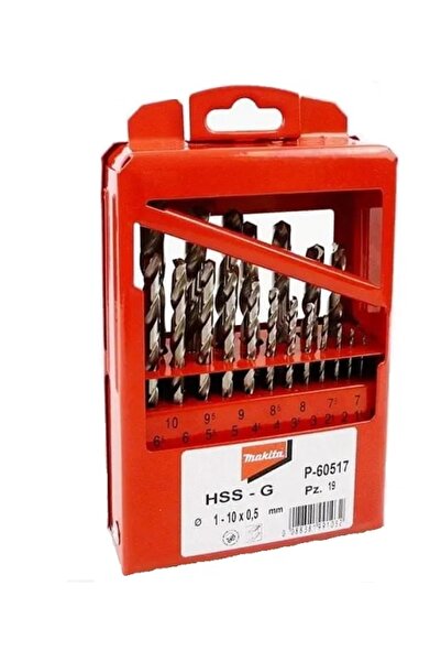 Makita set de burghie cobalt HSS-CO 1-10 19