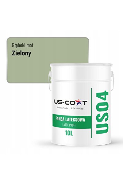 NO BRAND VOPSEA LATEX PENTRU PERETI, CULOARE VERDE H2143, 10 L, FINISAJ MAT I...