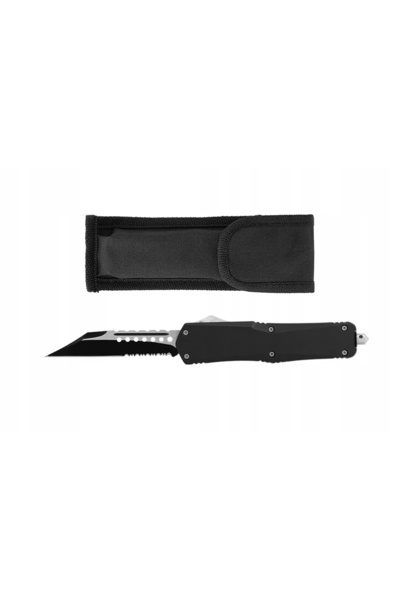 NO BRAND Lamă de cuțit OTF tip scalpel, cap Wharncliffe, extragere automată a...