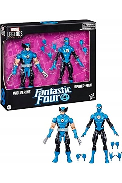 Hasbro Figurine Wolverine și Spider-Man Marvel Legends Fantastic Four