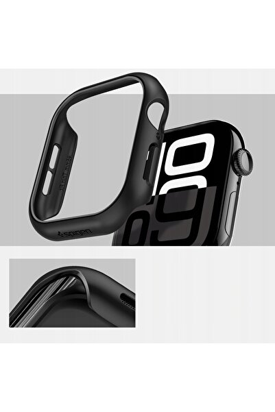 NO BRAND Husă pentru Apple Watch 11 / 10 46 mm, Spigen Thin Fit, mulată, prot...