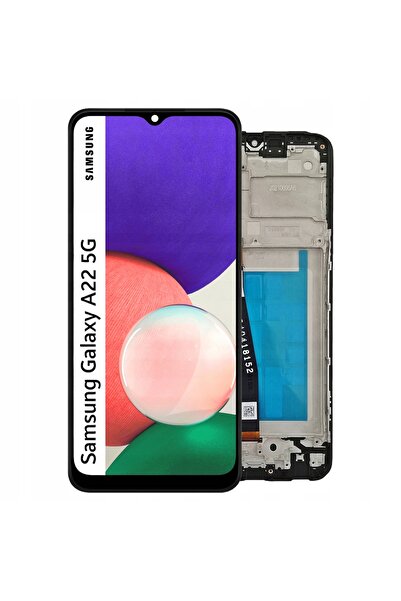 NO BRAND Display pentru Samsung Galaxy A22 5G Ecran LCD cu ramă SM-A226B
