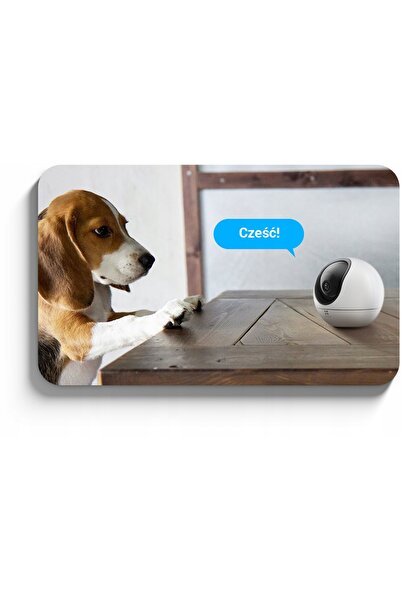 EZVIZ Cameră rotativă WiFi UltraHD de 8Mpx pentru interior, monitor bebeluși,...