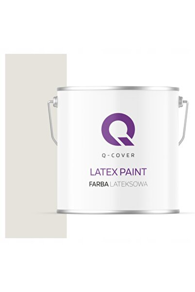 NO BRAND Vopsea de perete latex alb-gri H1276 5L mată, finisaj lăcuit, produc...