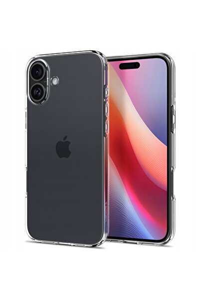 Spigen Husă transparentă, flexibilă și ușoară Crystal Flex pentru iPhone 16