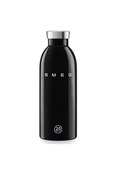 SMEG Clima 50's Style WBF01BL Thermos Bottle, 500 ml, Hermetic Seal, Double W...