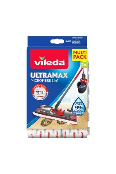 Vileda Rezerve mop plat Ultramax 35 cm, 2 bucăți