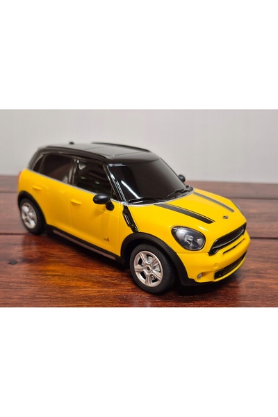 Rastar Autko Mașină Galbenă MINI Cooper cu Telecomandă, Controlată de la Dist...