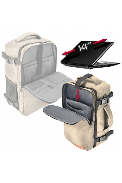 NO BRAND Rucsac de călătorie 40x20x25 pentru Ryanair, bagaj de mână ușor pent...