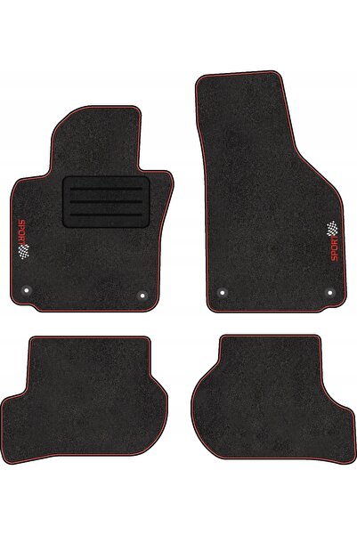 NO BRAND Covoraș sport din catifea pentru Seat Toledo III (04-09)