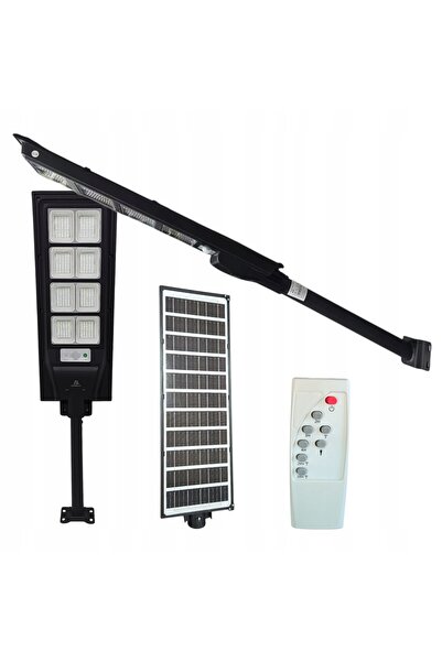 NO BRAND Lampă stradală solară LED de 2100lm, mare, pentru grădină, cu senzor...