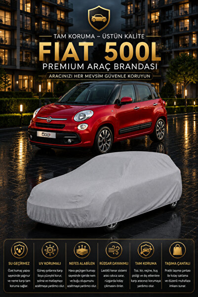 PJ & Me Fiat 500L Compatible Auto Cover Full Vehicle Protection Cover 100% Wa...