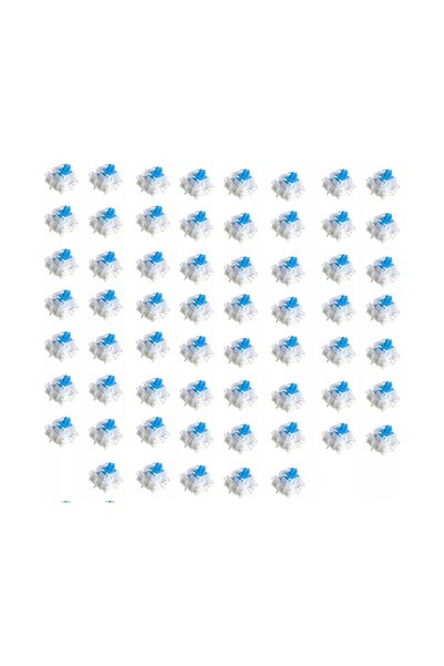 RK ROYAL KLUDGE Switch-uri RK Blue, 61 bucăți, pentru tastatură mecanică