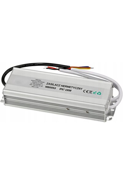 NO BRAND Sursă de alimentare LED 24V în carcasă, 150W 6.25A, adaptor de alime...