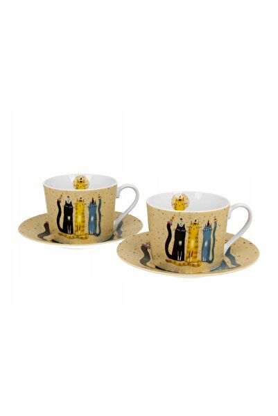 Duo SET DE 2 CĂNI CU FARFURII Kocci Svet PARTY 230 ml SET CADOU