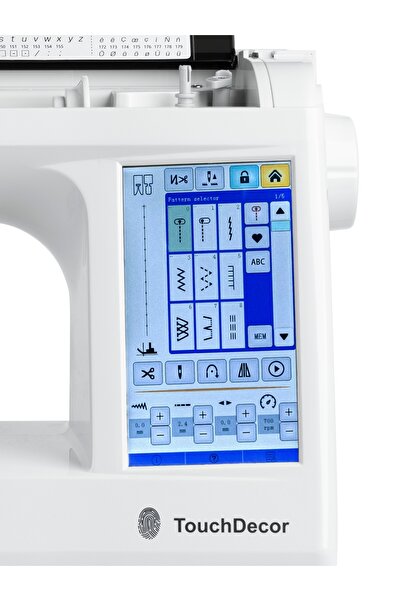 NO BRAND Mașină de cusut casnică computerizată cu ecran tactil LCD Minerva To...