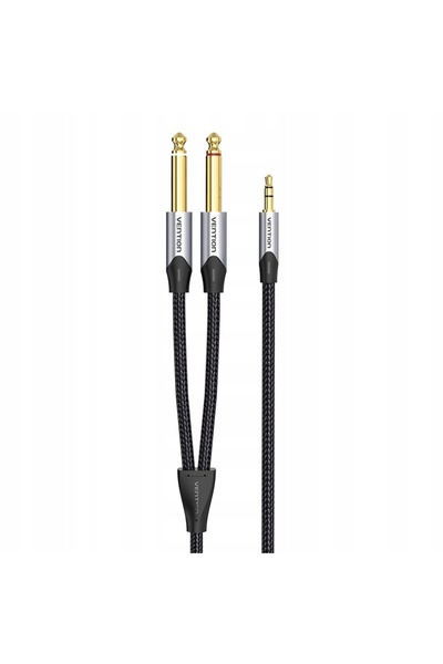 NO BRAND Cablu audio VENTION, mini jack 3.5mm la 2x jack 6.35mm tată, pentru ...