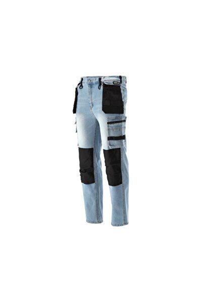 yato Pantaloni de lucru lungi BLUZIURI ELASTICE ALBASTRE r. M YT-79071