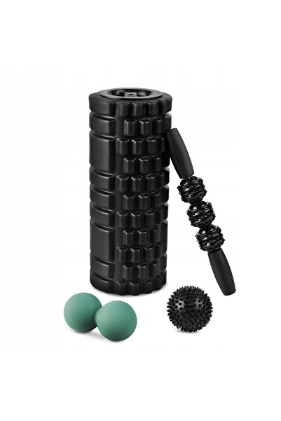 Spokey Set de bile de masaj 4-în-1, Set de bile de masaj Duoball pentru exerc...