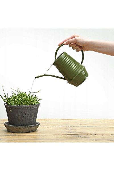 Esschert Design Stropitoare decorativă pentru flori, verde închis, 1L, 20cm