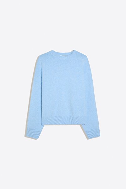 Bershka Bisiklet yaka boxy fit kazak