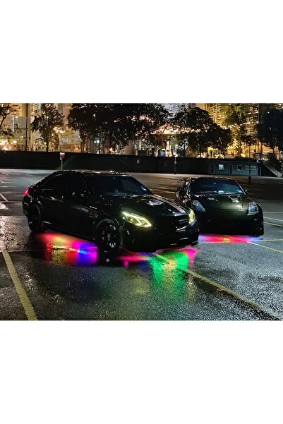 NO BRAND Kit de lumini LED RGB pentru iluminare sub caroserie auto, cu contro...