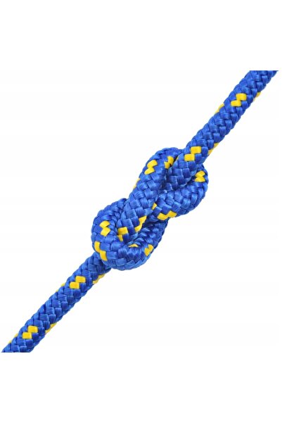 vidaxl Frânghie din polipropilenă LINA, împletită, nautică, 16mm, 50M