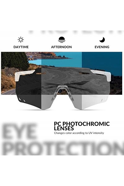 ROCKBROS Ochelari de ciclism cu fotocromism ANTI-REFLEXII 14110013010 SP323 t...
