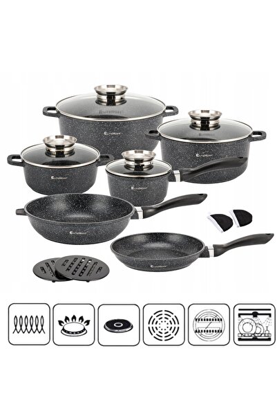 Elitehoff SET DE VASE DE CERAMICĂ CU EFEKT DE MARMURĂ 14el, VASE DE CERAMICĂ ...