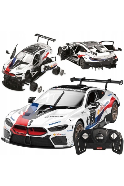 Jokomisiada Model Rastar Bmw M8 Gte 1:18 de asamblat - mașină cu telecomandă ...