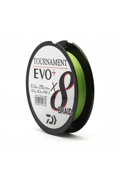 daiwa Braid Tournament X8 Braid EVO+ 270m 0,12 Diametru (mm): 0.12
