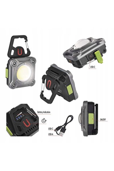 NO BRAND Mini proiector LED 1200lm 2000 mAh reîncărcabil P4543
