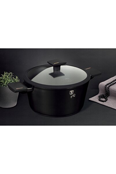 Berlinger Haus KIT COMPLET 4EL. SET VASE DE GĂTIT PENTRU INDUCȚIE ȘI GAZ CU C...